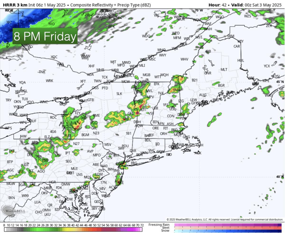 Happy May! Here is what you can expect today with a look at Friday 