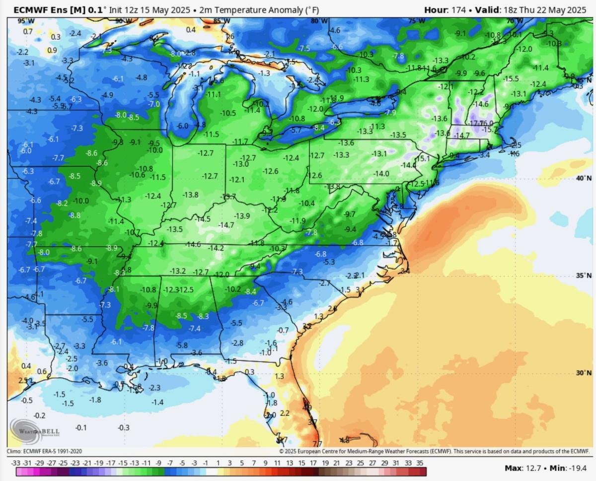 A chilly and wet pattern is shaping up!