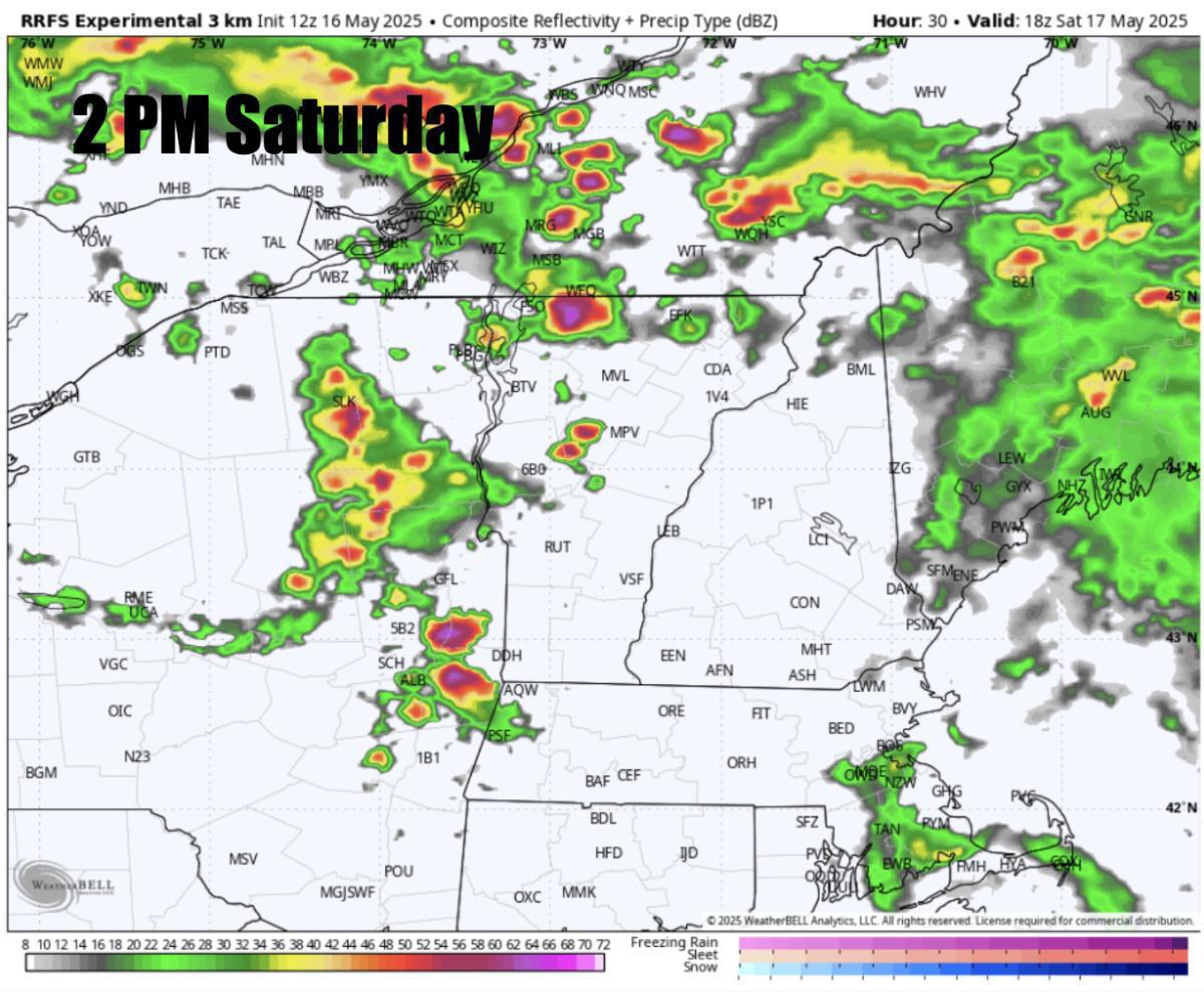Weekend forecast for May 17th-18th. Severe storms on Saturday!