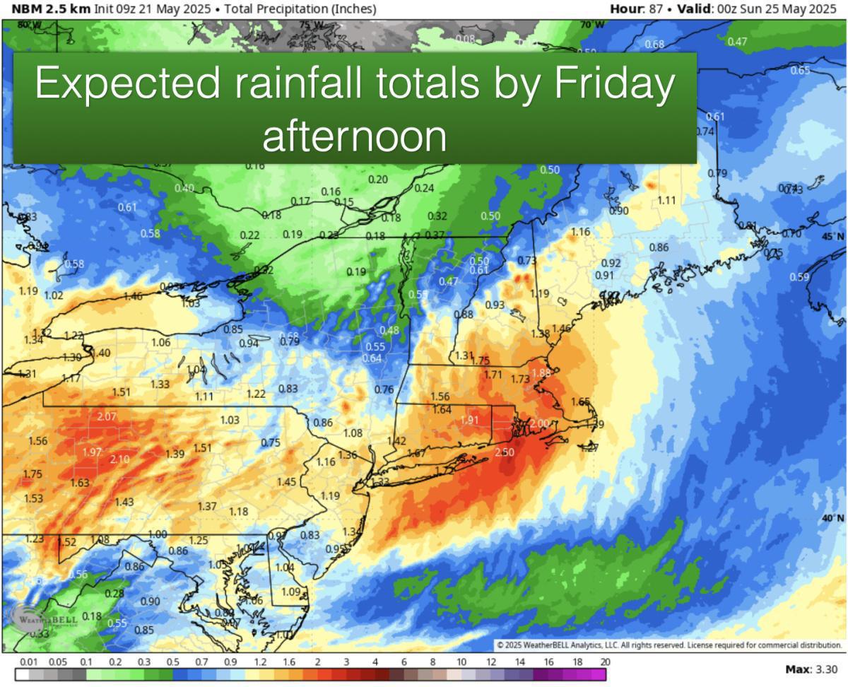 May Nor'easter to deliver heavy rain, gusty winds and even some snow!