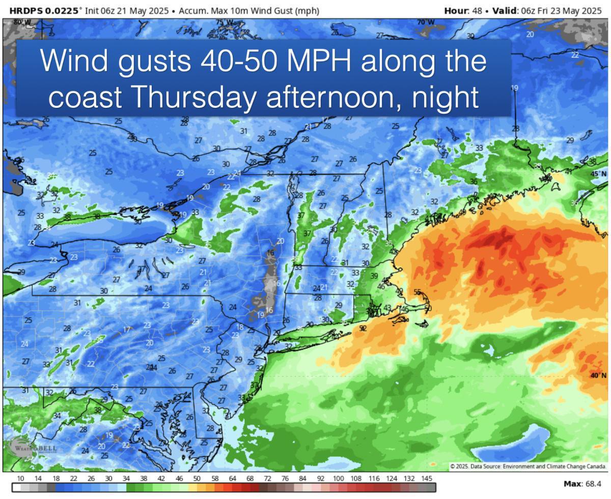 May Nor'easter to deliver heavy rain, gusty winds and even some snow!