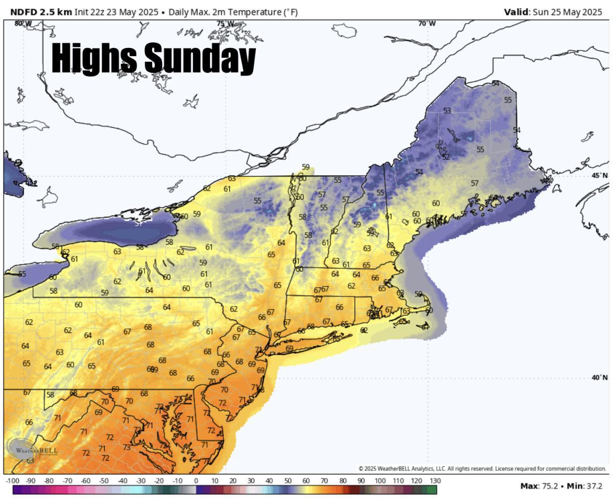 Memorial Day Weekend forecast 