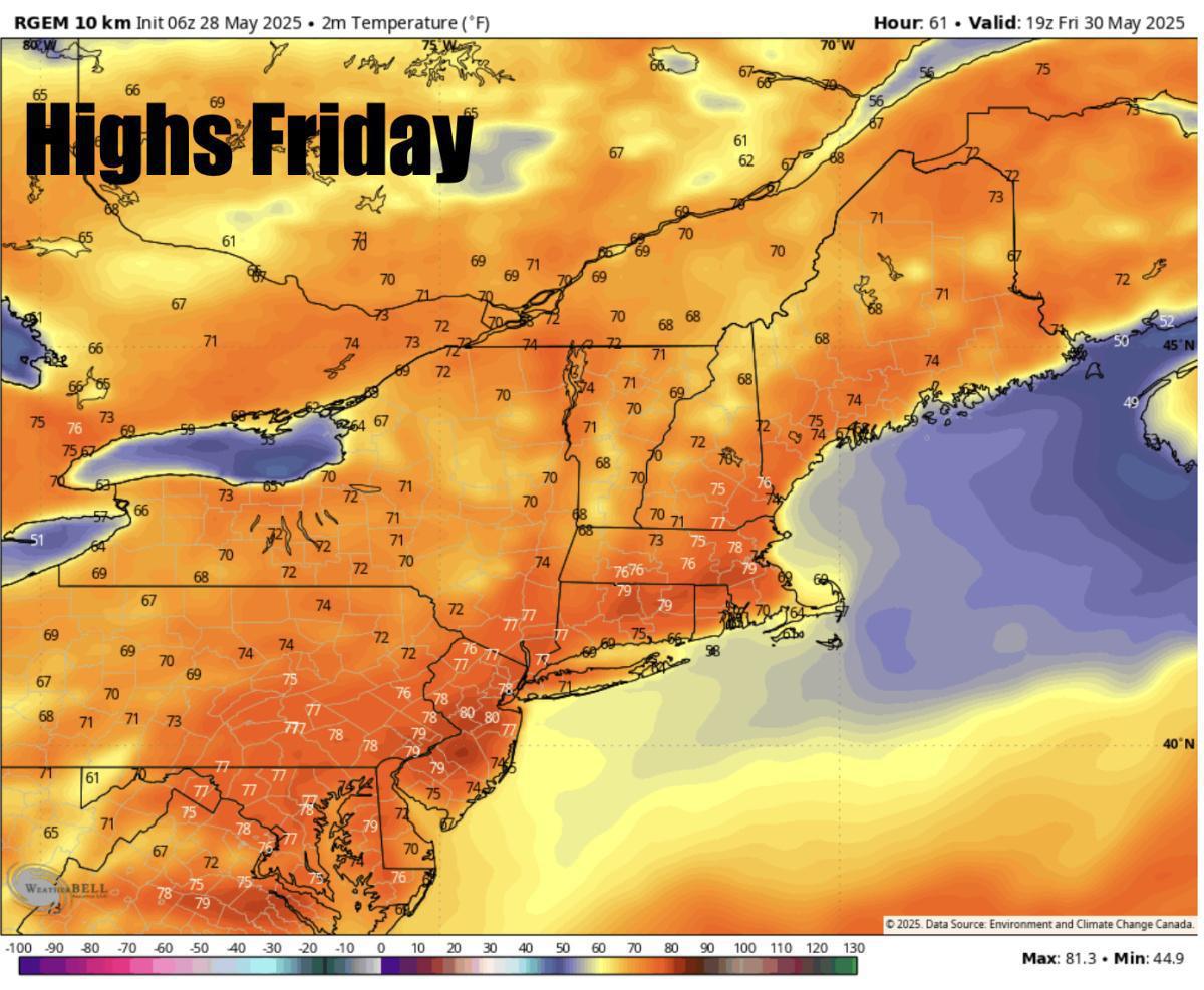Here's what to expect for the rest of the week 