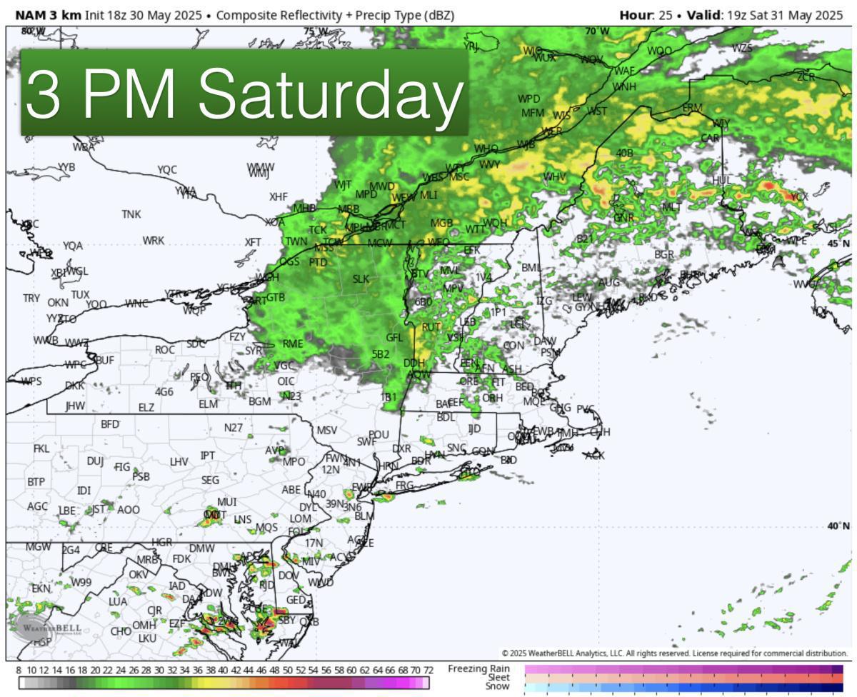 More rain this weekend! More rain this weekend!