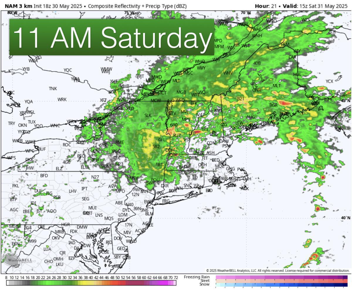 More rain this weekend! More rain this weekend!