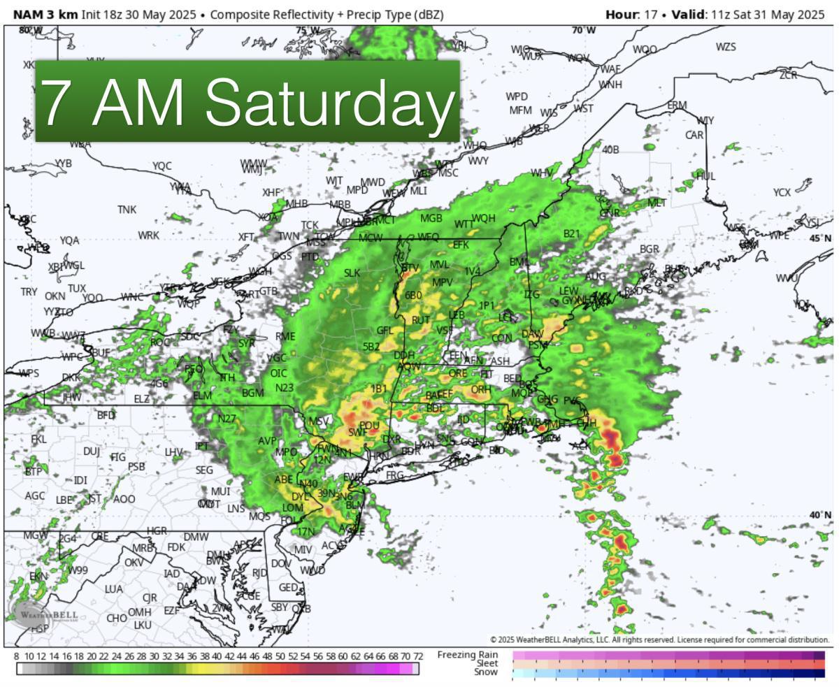 More rain this weekend! More rain this weekend!
