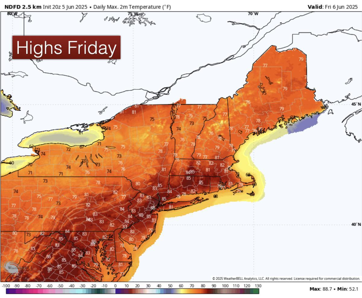 Storms expected Friday afternoon-evening to bring pockets of flooding. Rainy Saturday