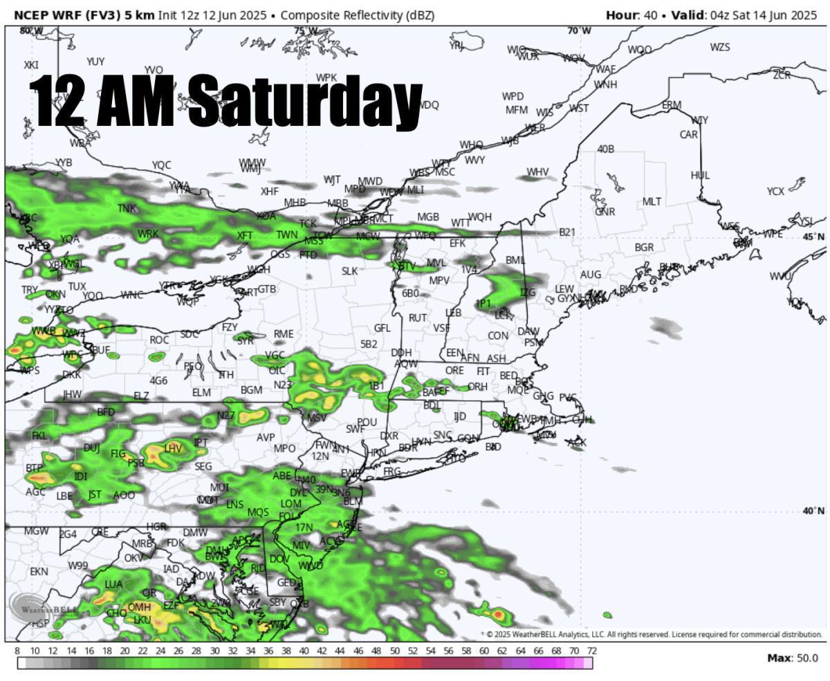A nice end to the week with some wet weather for the weekend but not a washout!