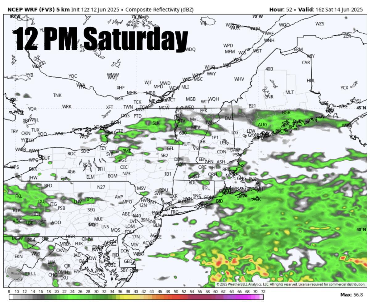 A nice end to the week with some wet weather for the weekend but not a washout!