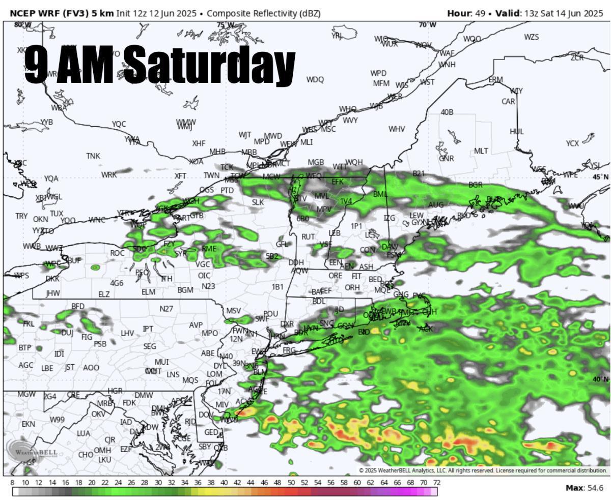 A nice end to the week with some wet weather for the weekend but not a washout!