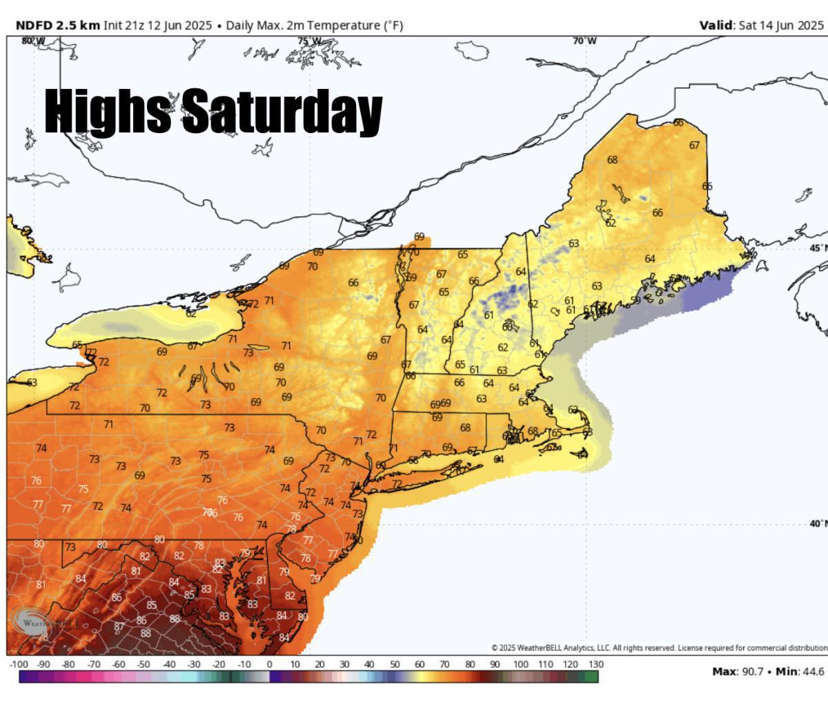 A nice end to the week with some wet weather for the weekend but not a washout!