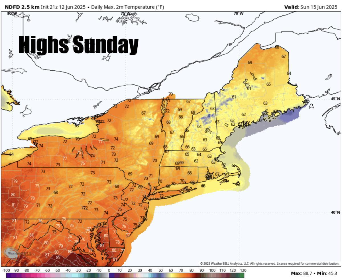 A nice end to the week with some wet weather for the weekend but not a washout!