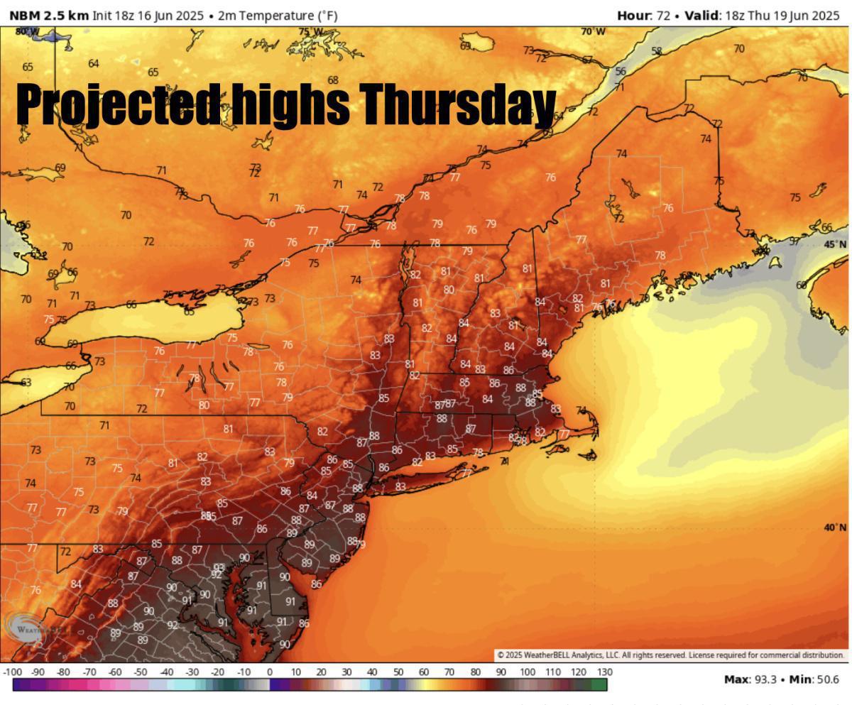 What you can expect over the next few days. Watching THU for severe storms!