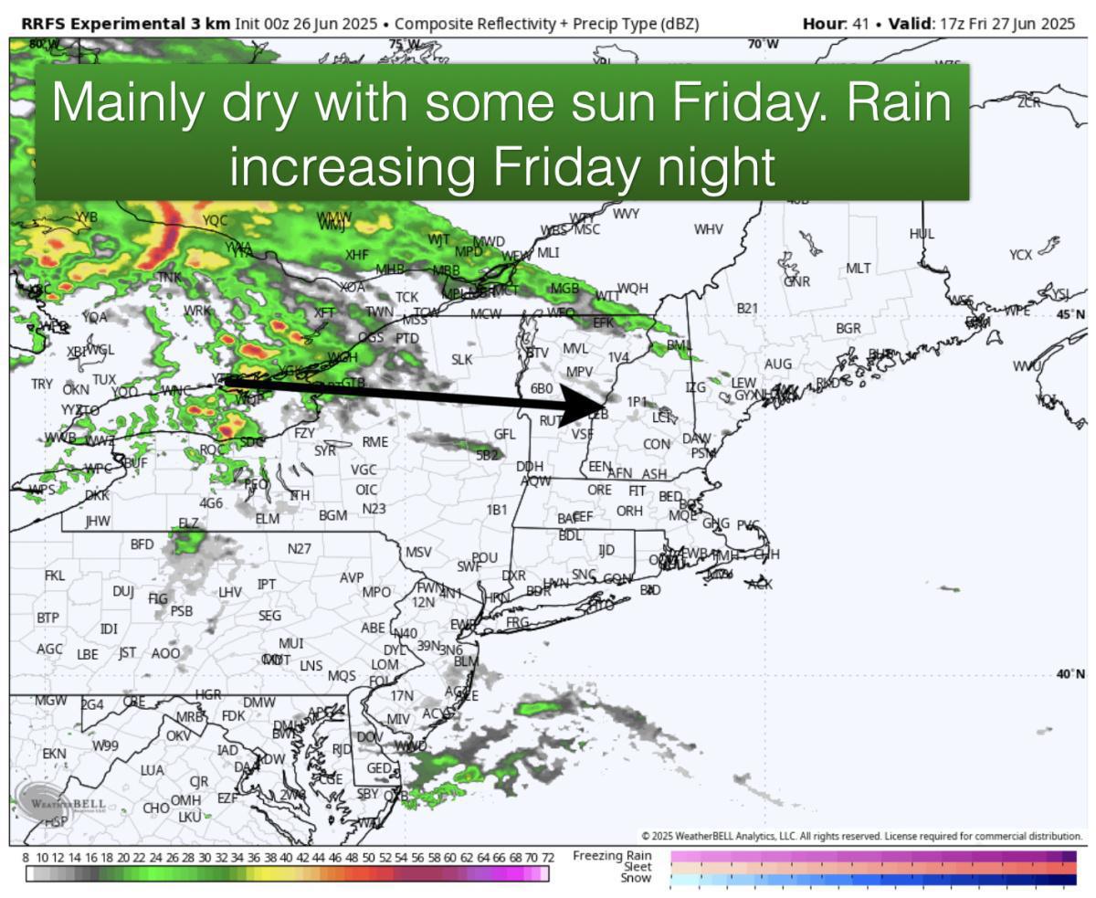 A cooldown has begun with more rain this weekend!