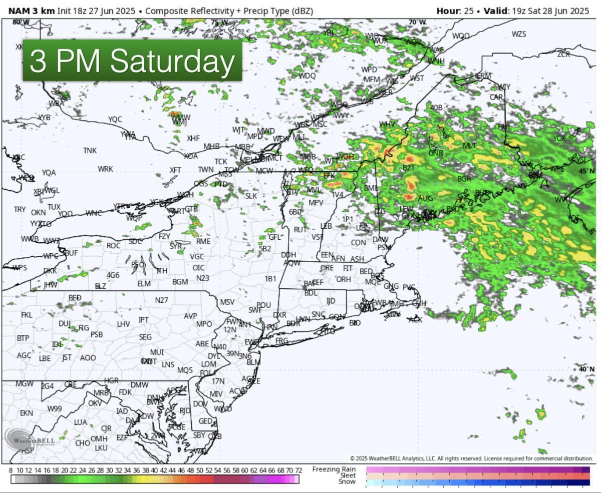 Here is what you can expect this weekend 
