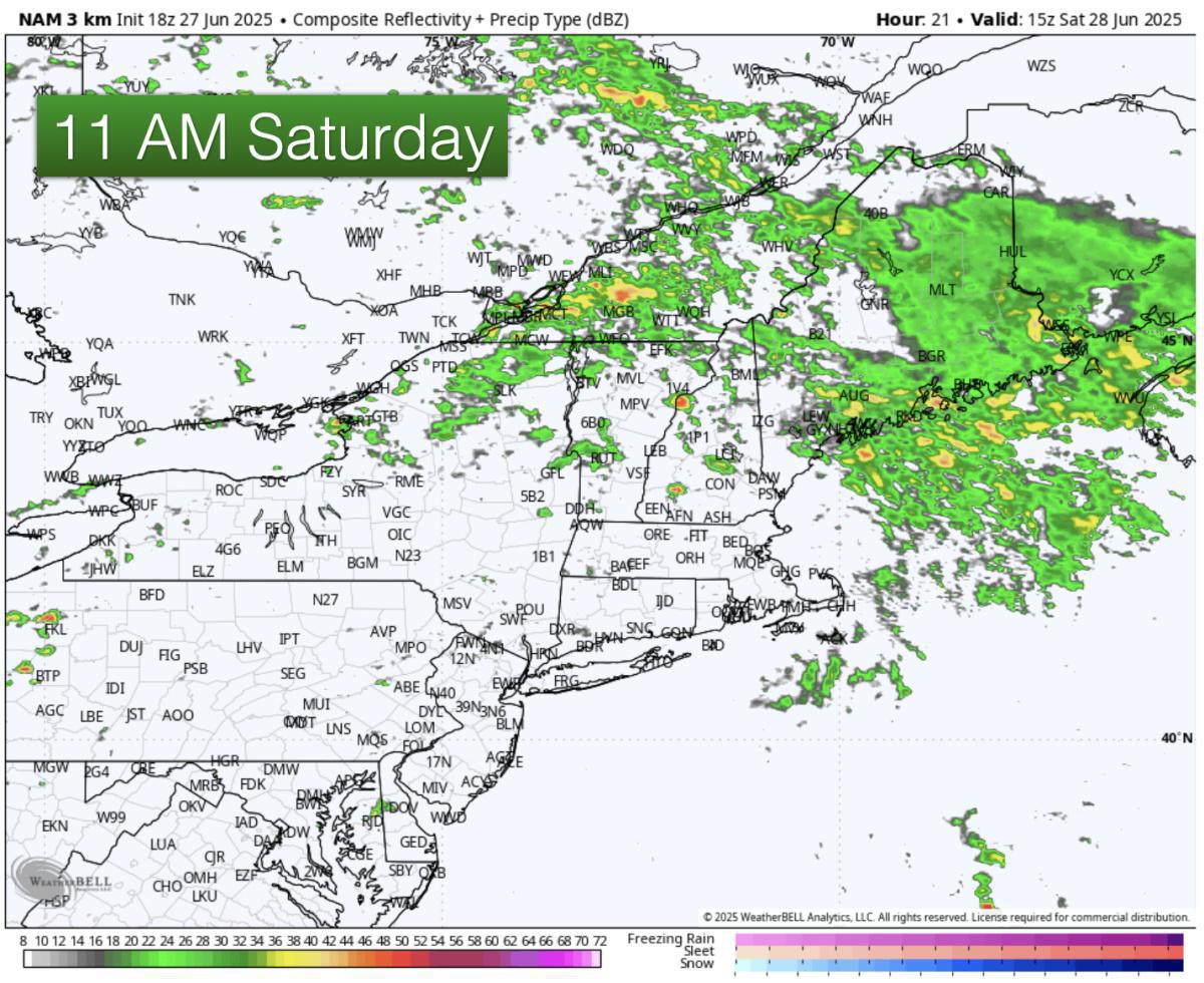 Here is what you can expect this weekend 