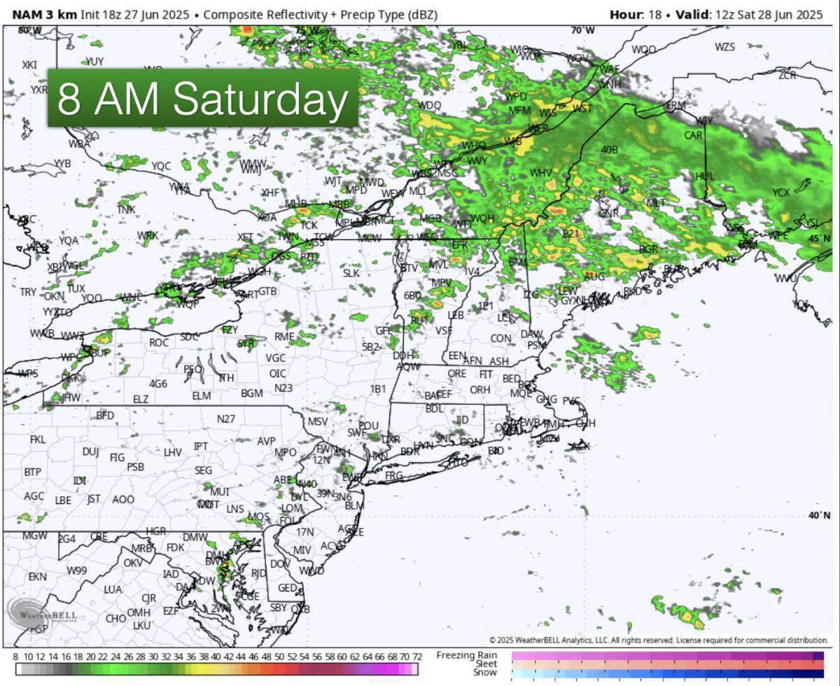 Here is what you can expect this weekend 