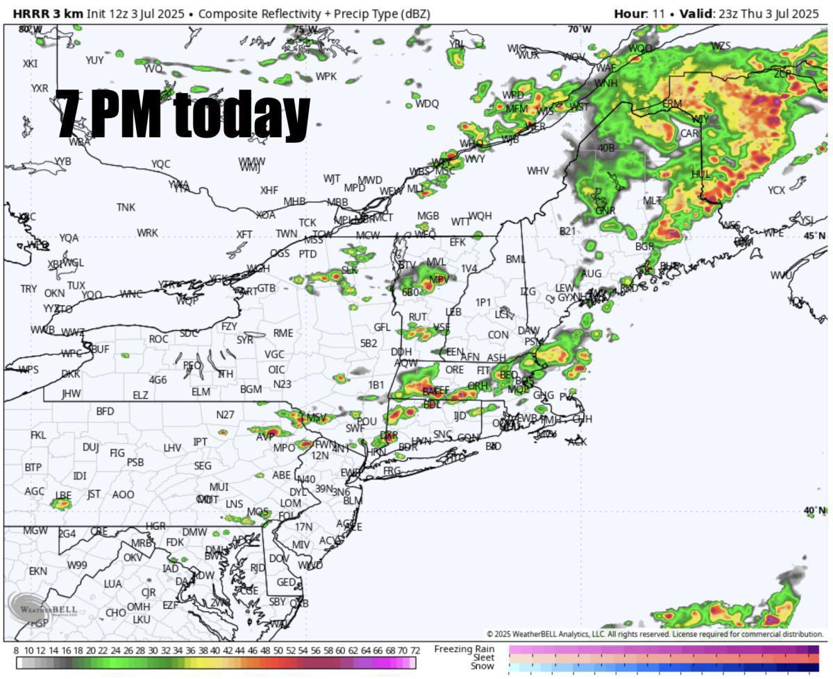 Hot today with scattered severe storms!