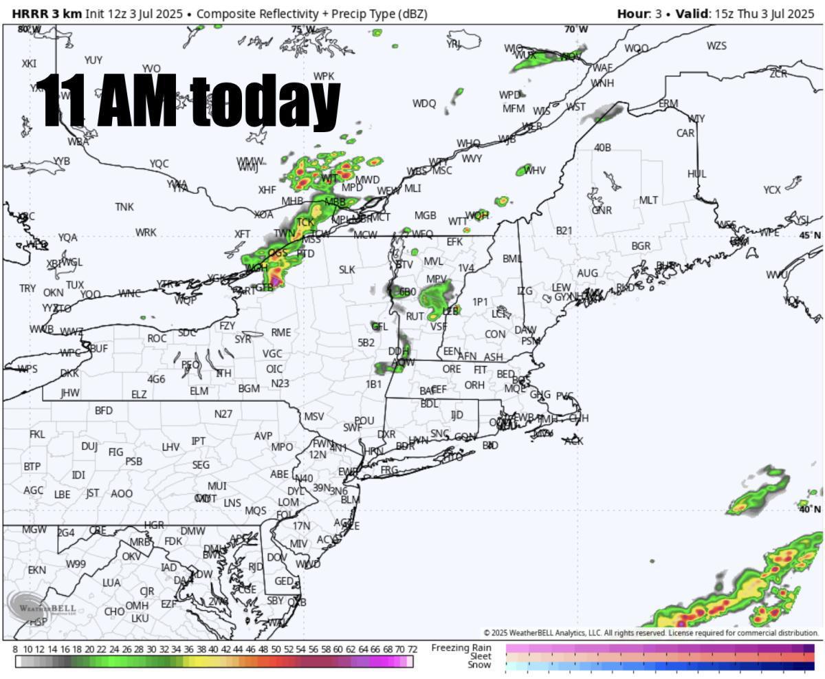 Hot today with scattered severe storms!