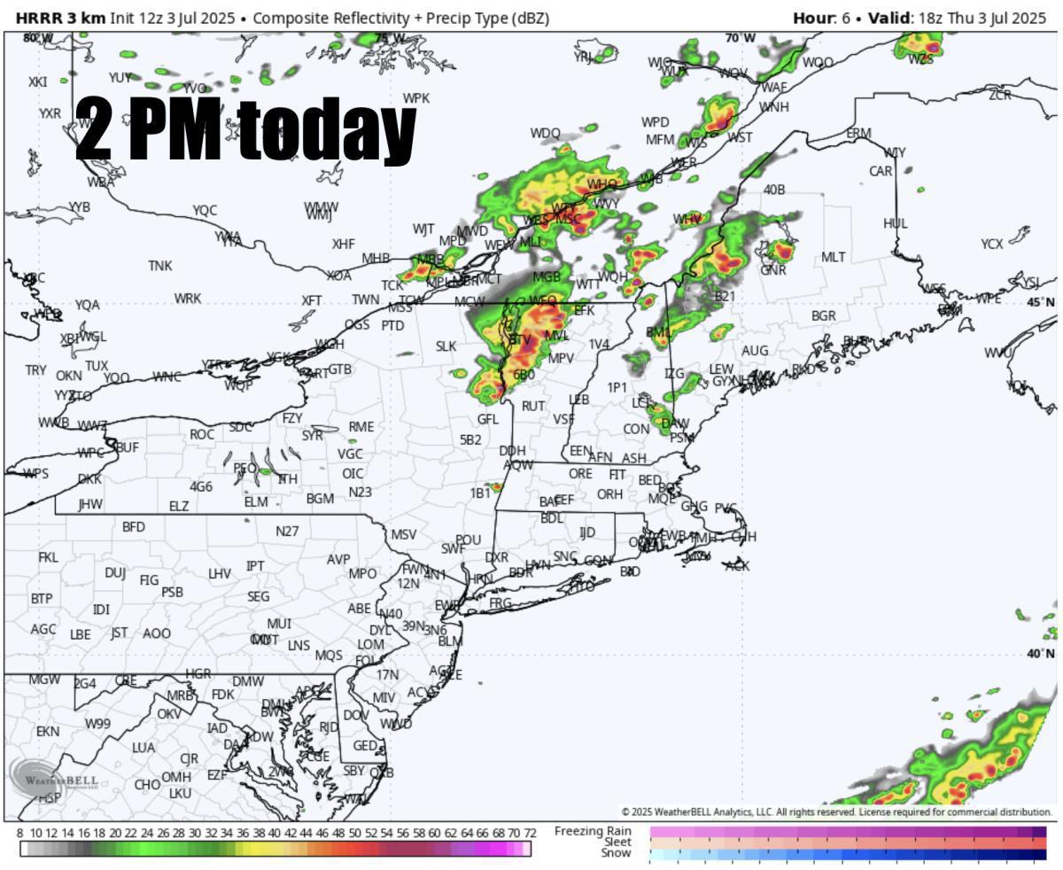 Hot today with scattered severe storms!