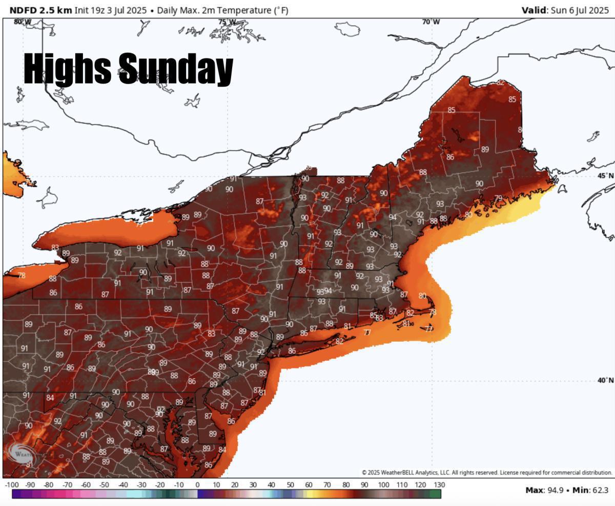 Here is what you can expect for the 4th and the weekend
