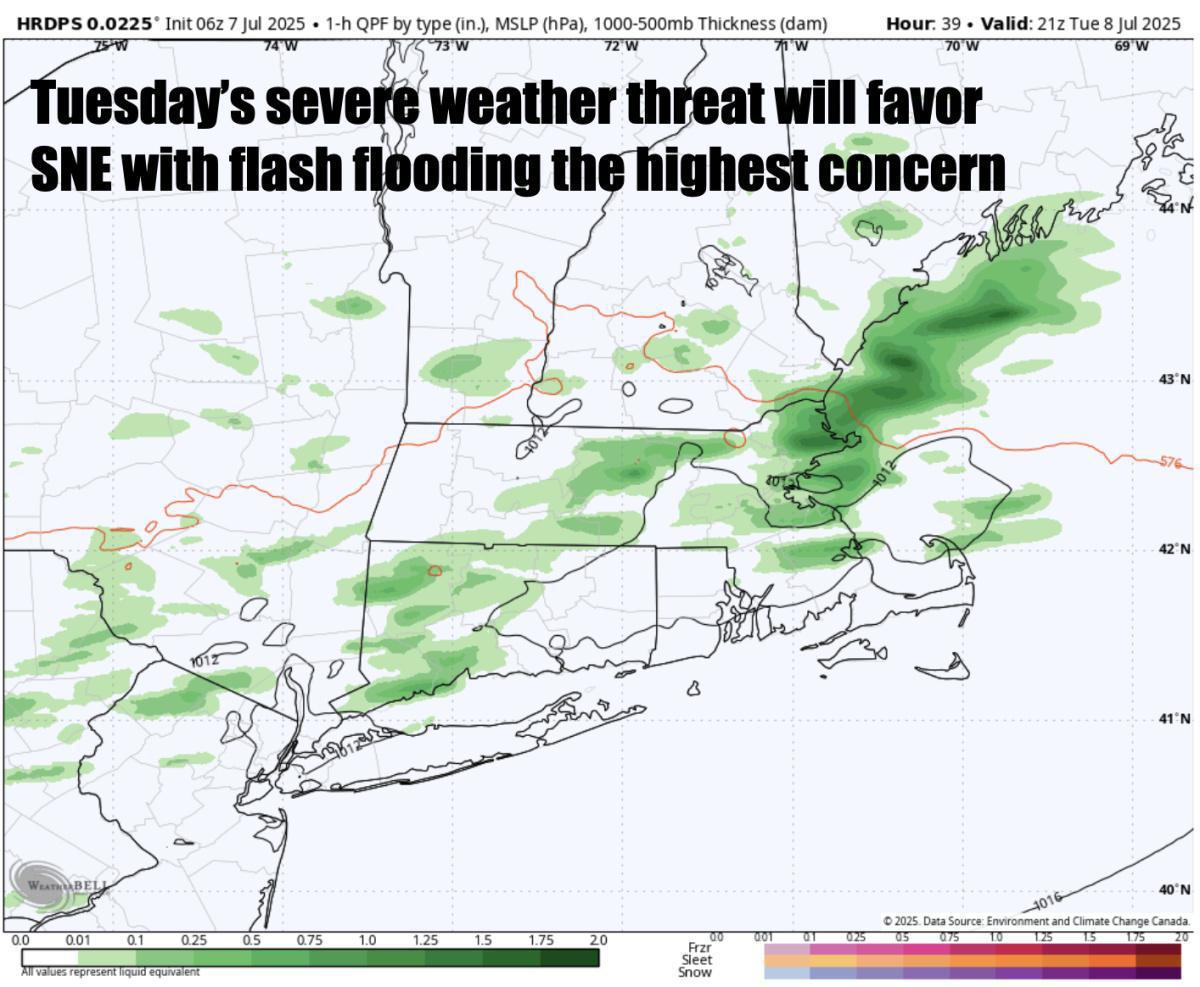 A HOT start to the week with thunderstorms in the forecast 