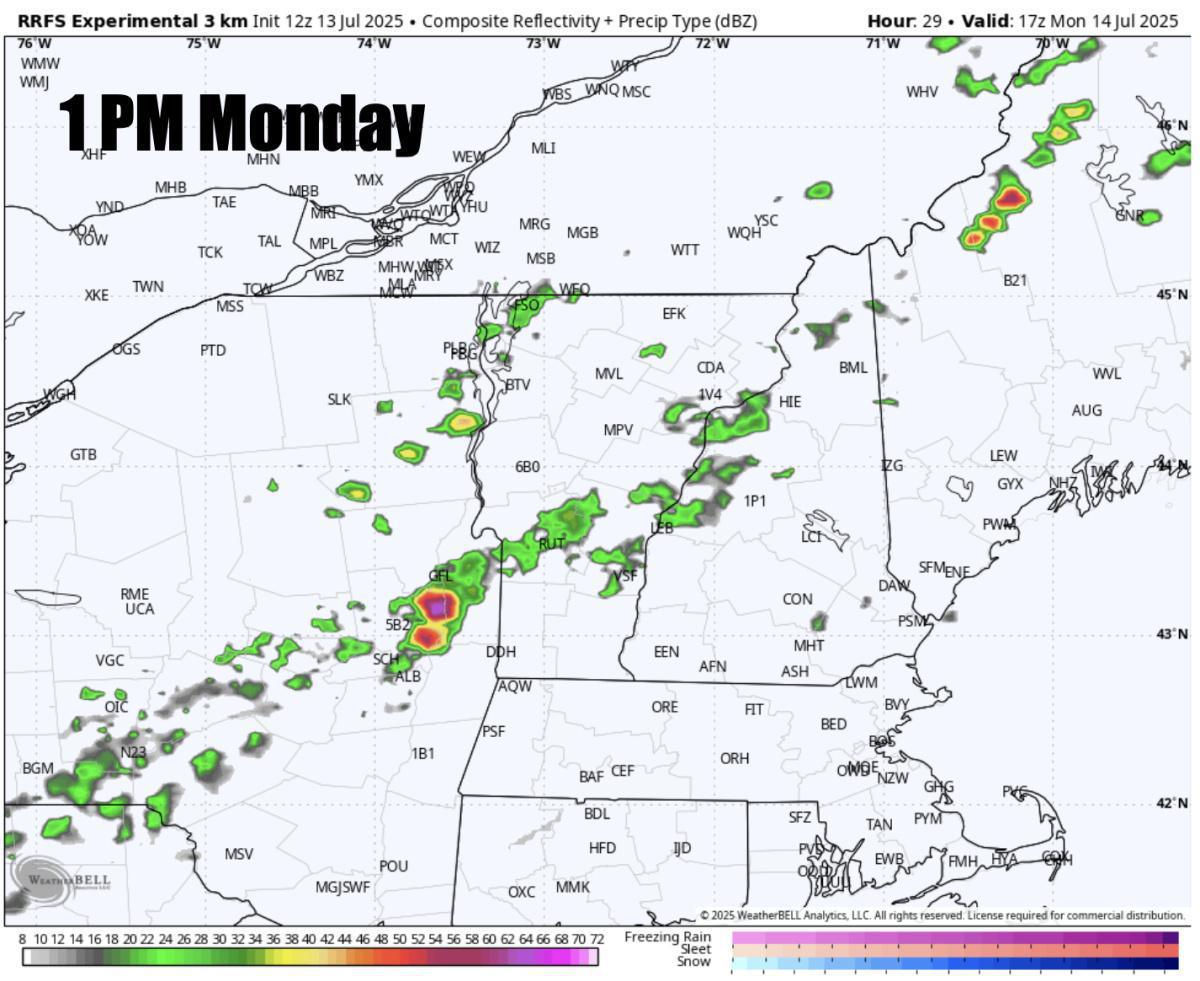 An active Monday ahead with storms and localized flash flooding potential in the forecast 
