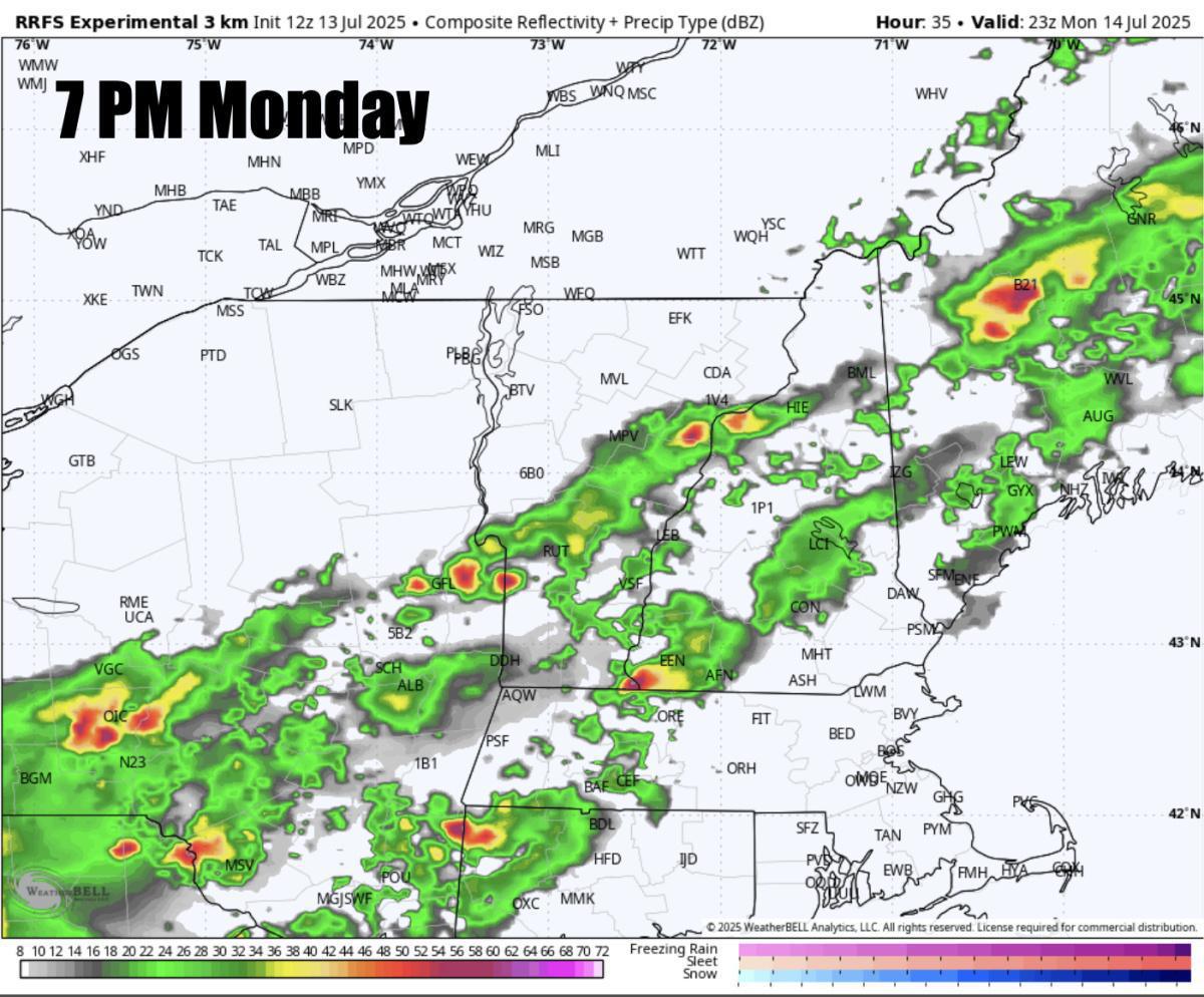 An active Monday ahead with storms and localized flash flooding potential in the forecast 