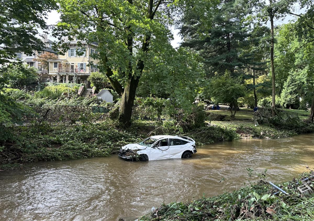 A horrific flooding event across North Plainfield, NJ on Monday