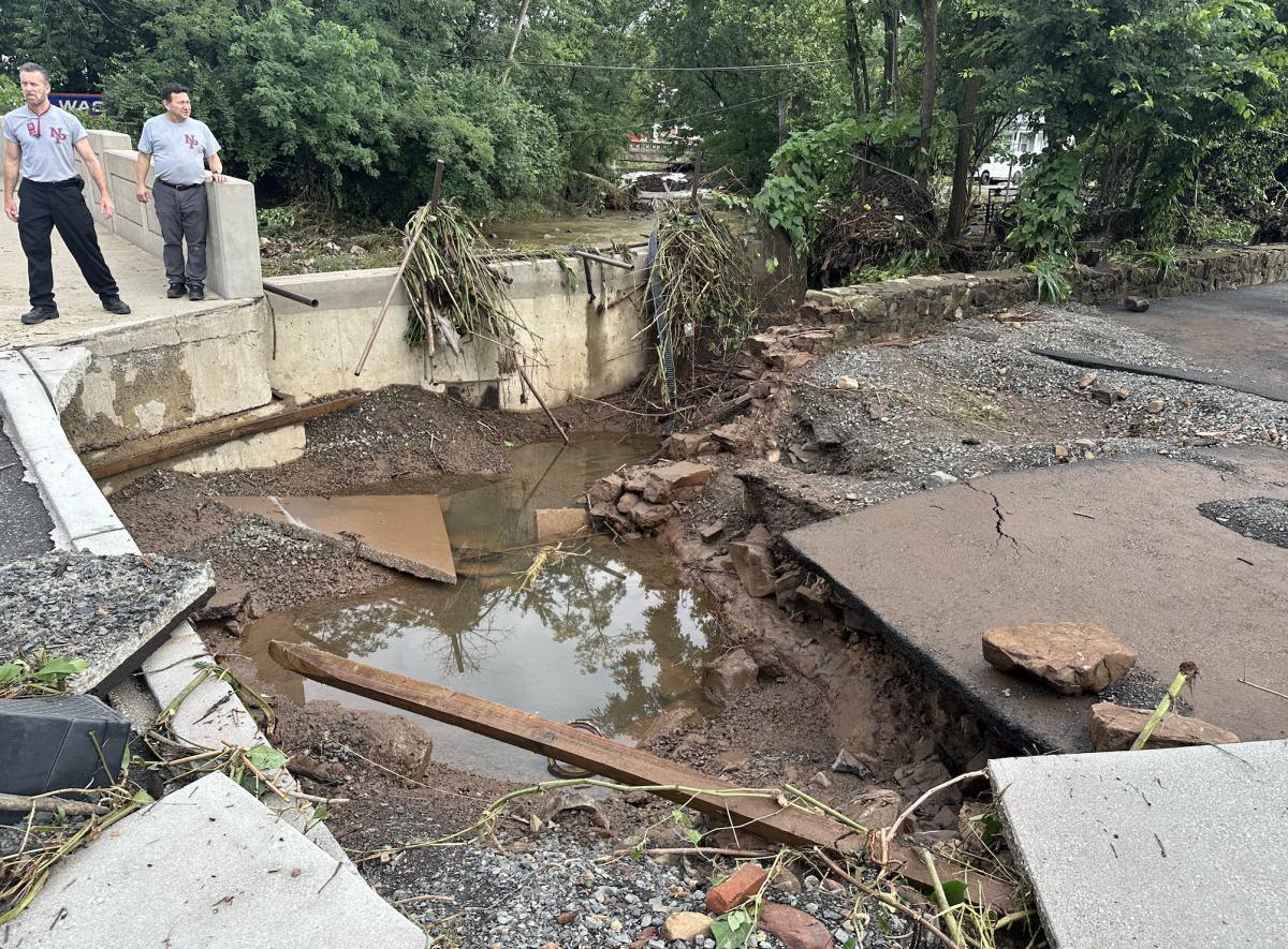 A horrific flooding event across North Plainfield, NJ on Monday