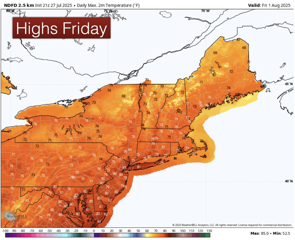 Significant Summer heat to kick off the week!
