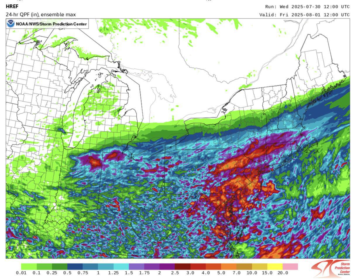POCKETS OF MAJOR FLASH FLOODING EXPECTED ACROSS NJ, NE PA- MID ATLANTIC ON THURSDAY. SOME FLOODING ACROSS WESTERN SNE