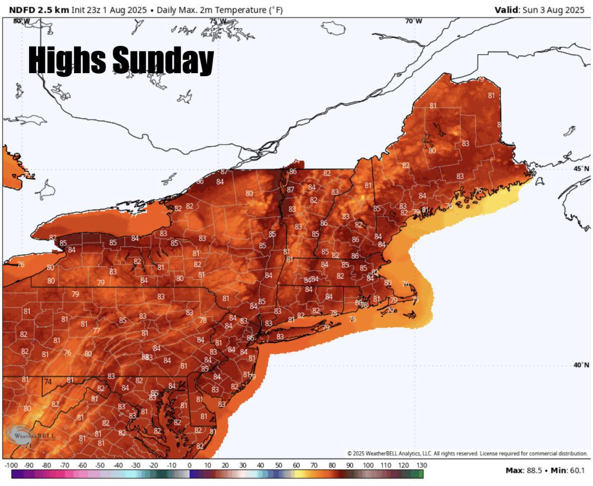 A beautiful weekend forecast 