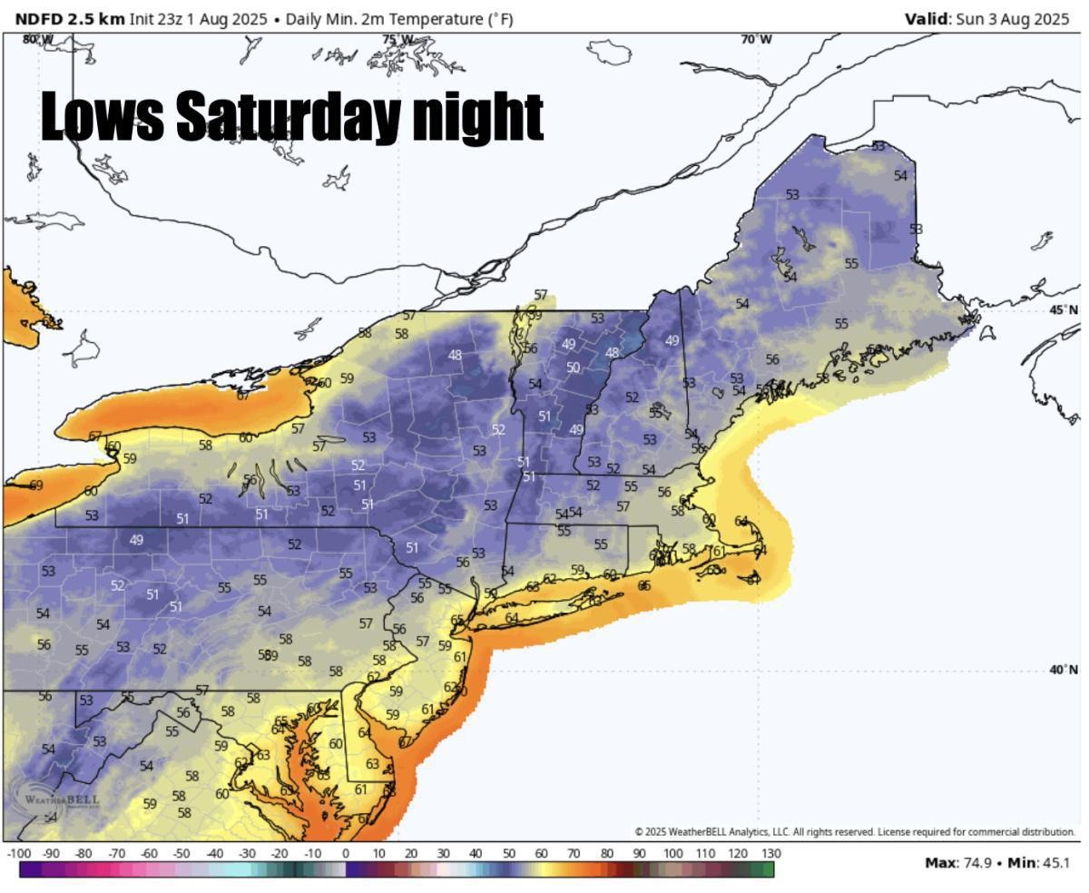 A beautiful weekend forecast 
