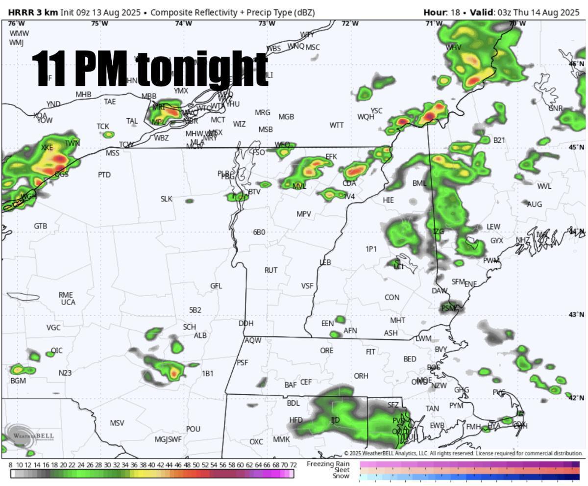 Storms and downpours developing throughout the day today! (Wednesday)