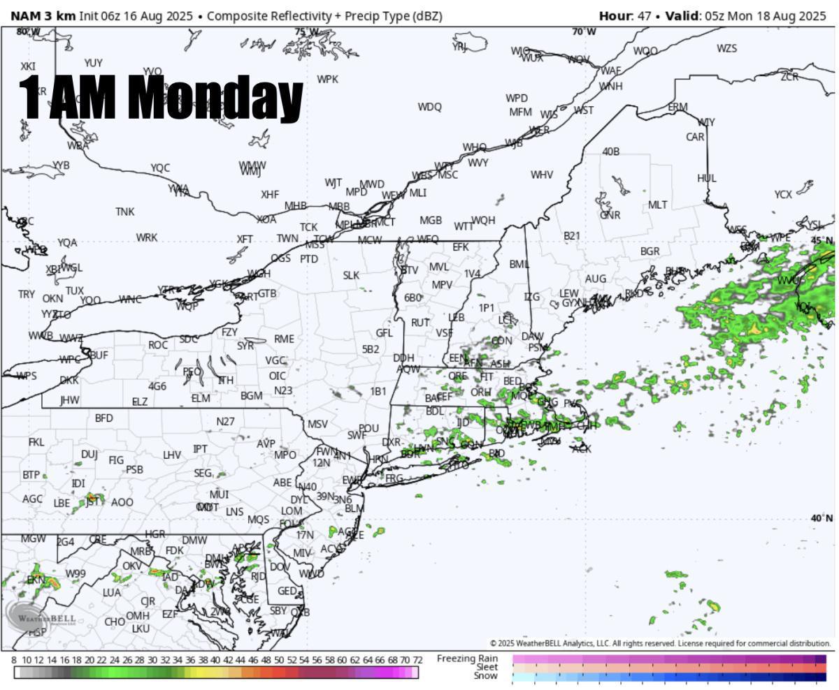 A sunny Saturday with some late day showers for Sunday 
