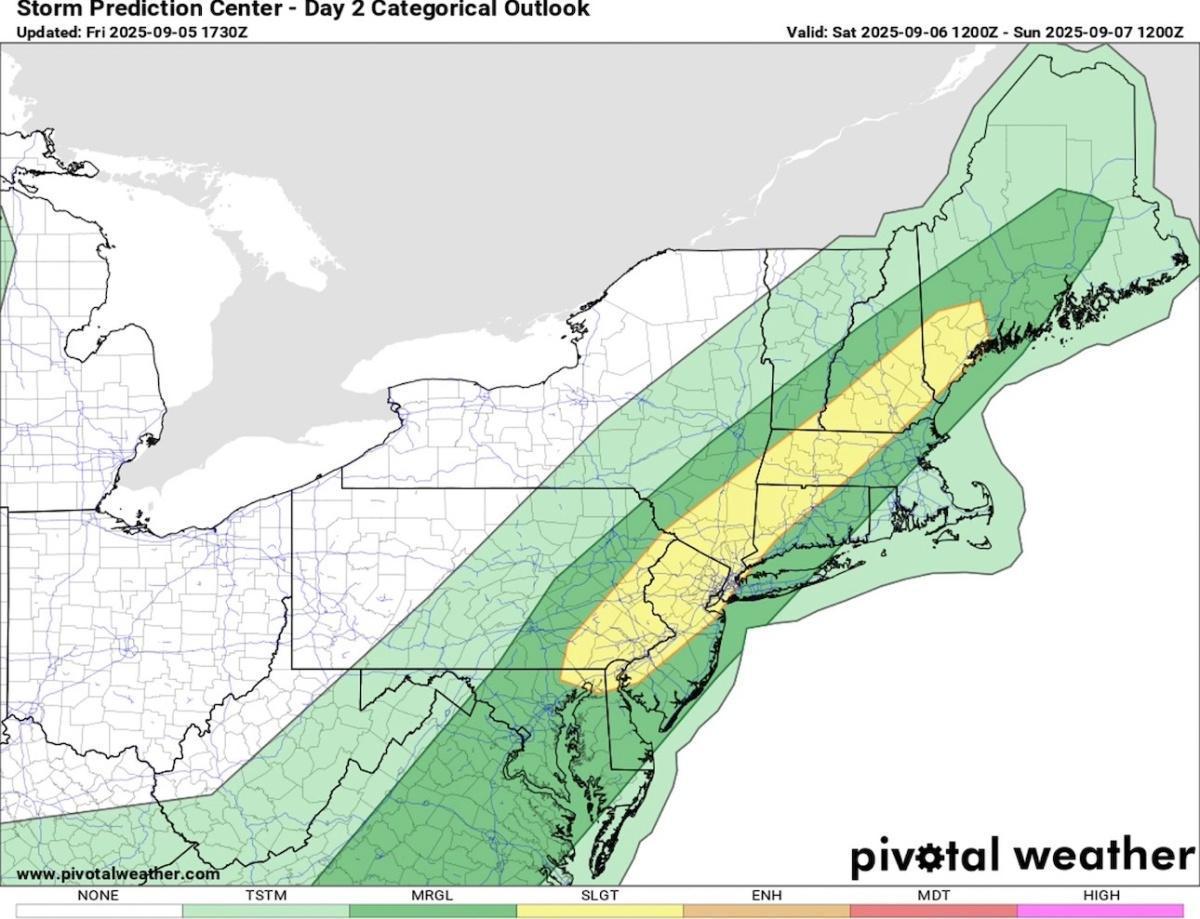 SEVERE WEATHER EXPECTED SATURDAY! DAMAGING WINDS AND A FEW TORNADOES POSSIBLE