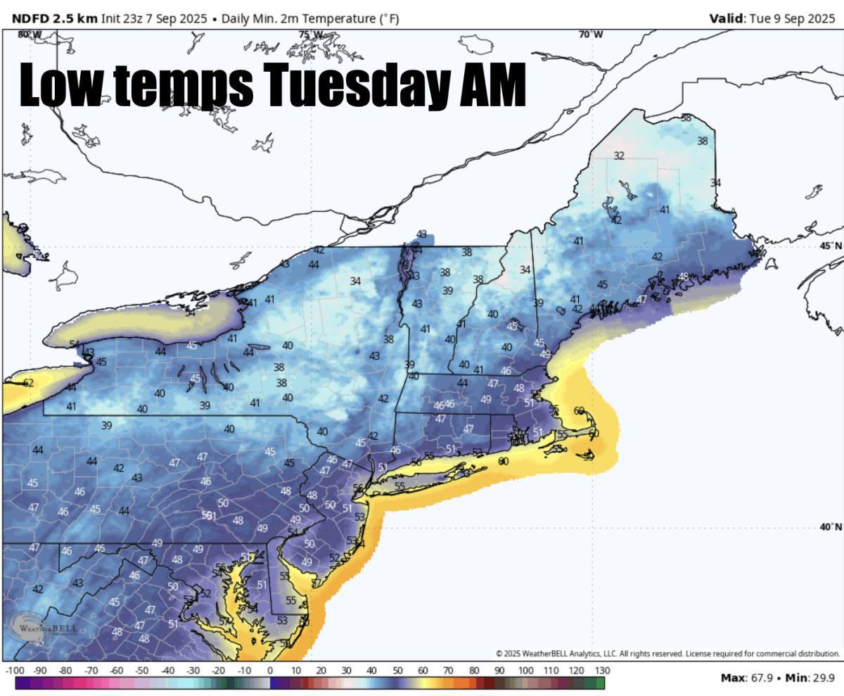 A gorgoeus fall week ahead with lots of sunshine