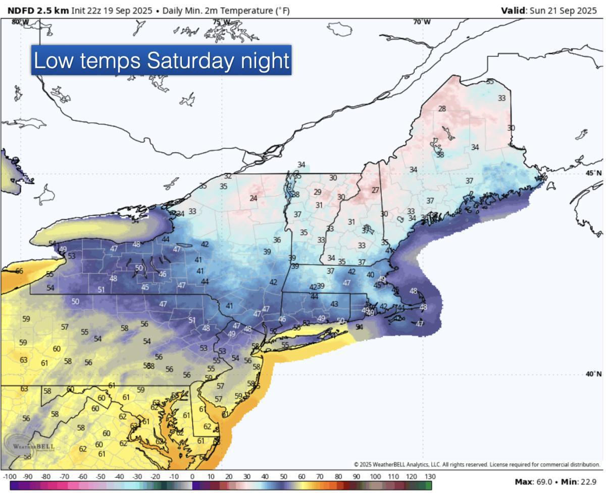 Frost and freeze this weekend for many!