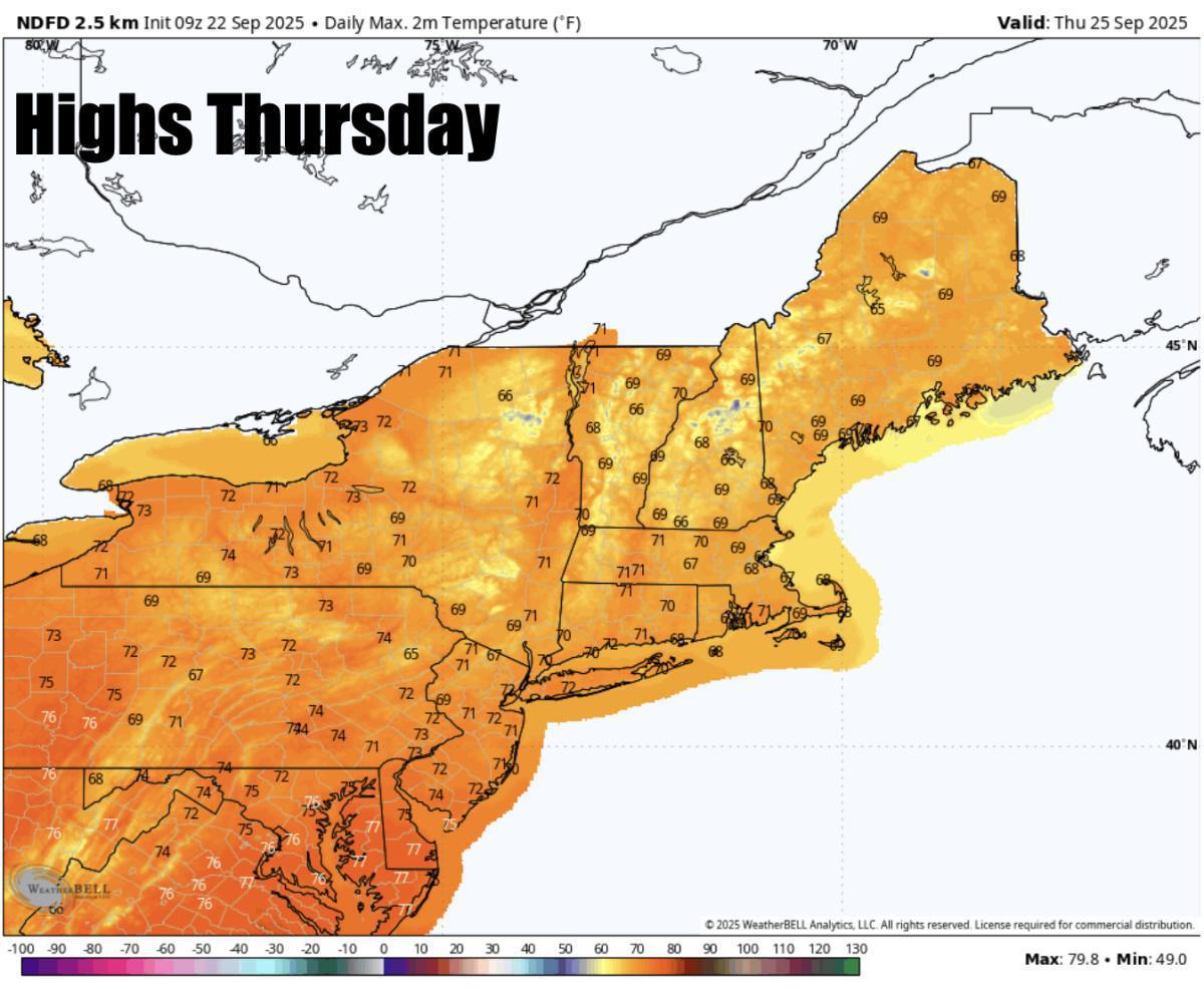 Happy first day of Fall! An unsettled week ahead with some much needed rain ahead 