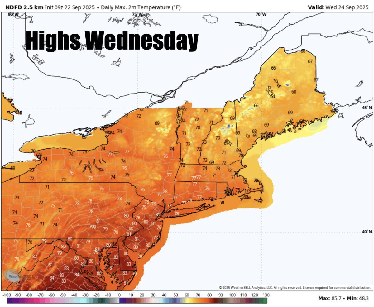 Happy first day of Fall! An unsettled week ahead with some much needed rain ahead 