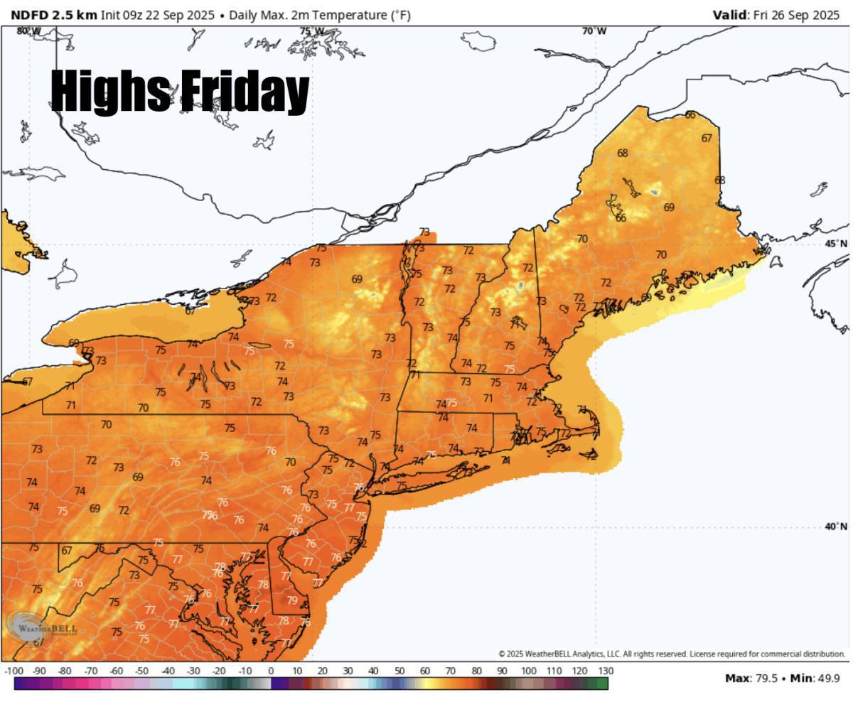 Happy first day of Fall! An unsettled week ahead with some much needed rain ahead 