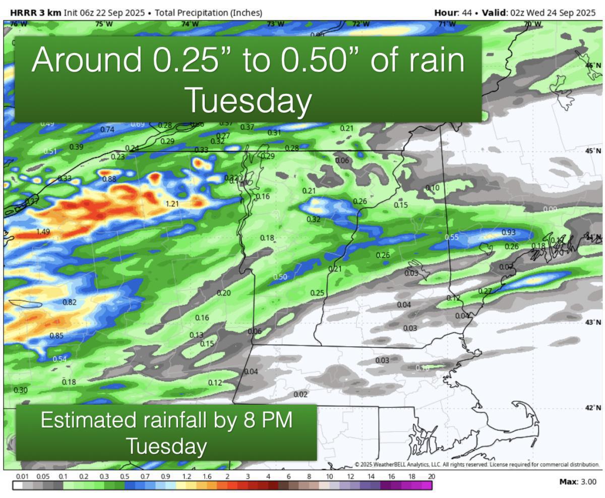 Happy first day of Fall! An unsettled week ahead with some much needed rain ahead 