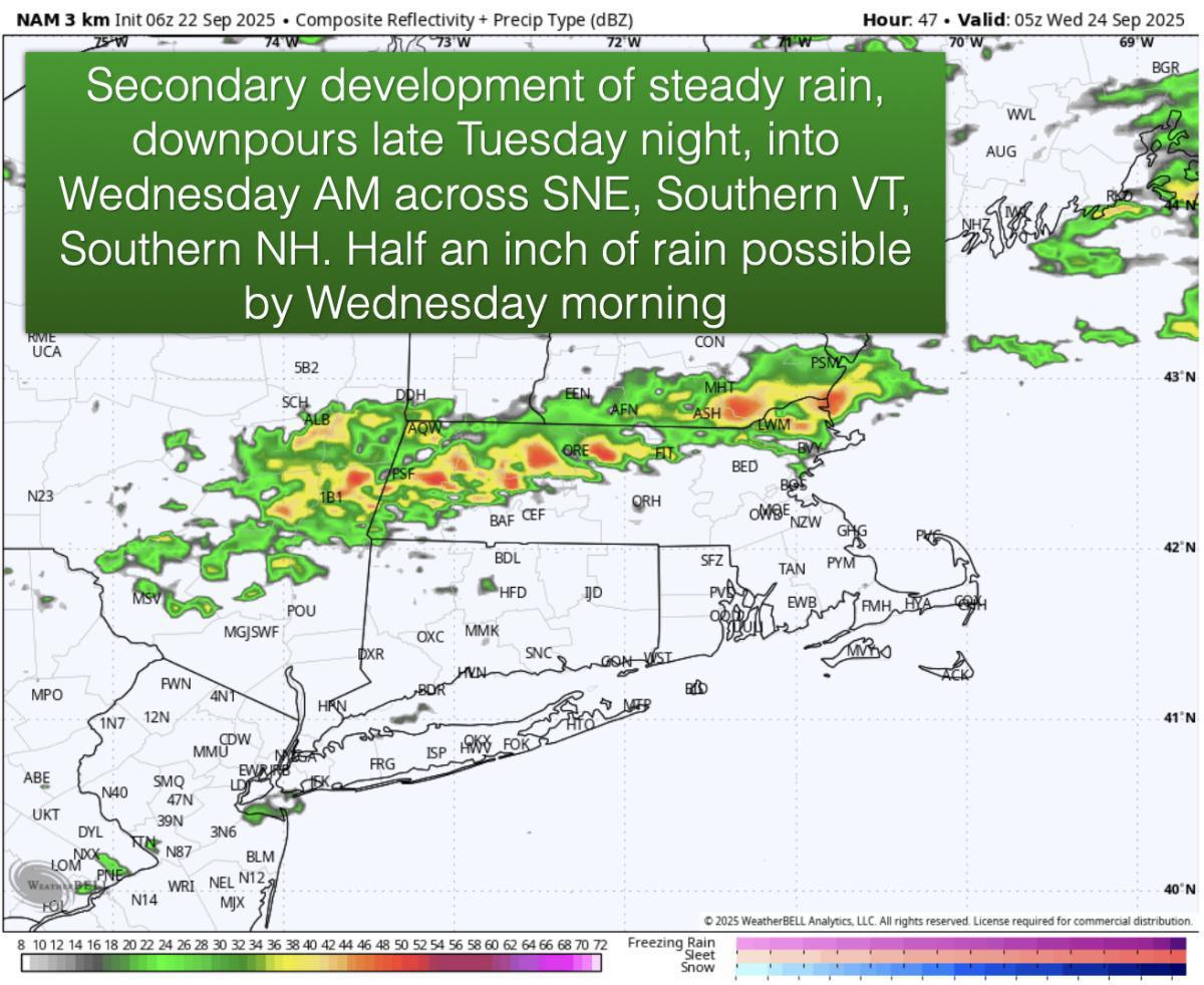 Happy first day of Fall! An unsettled week ahead with some much needed rain ahead 