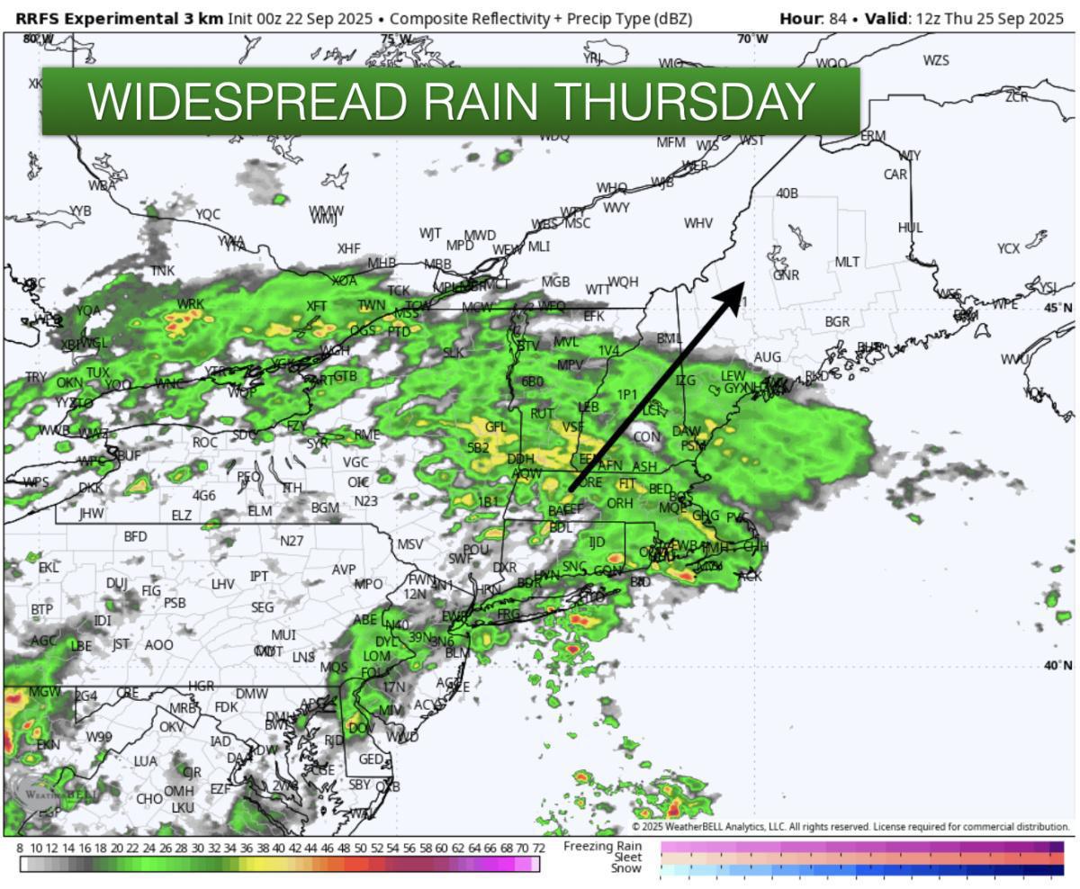 Happy first day of Fall! An unsettled week ahead with some much needed rain ahead 