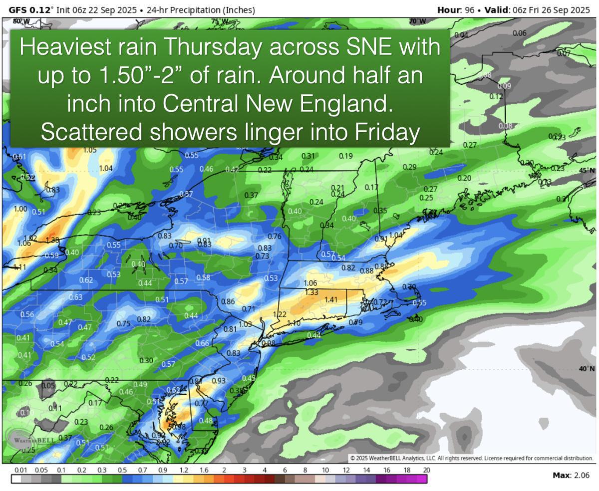 Happy first day of Fall! An unsettled week ahead with some much needed rain ahead 
