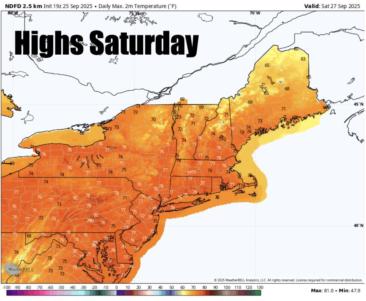We welcome back the sunshine Friday! A pleasant weekend ahead 