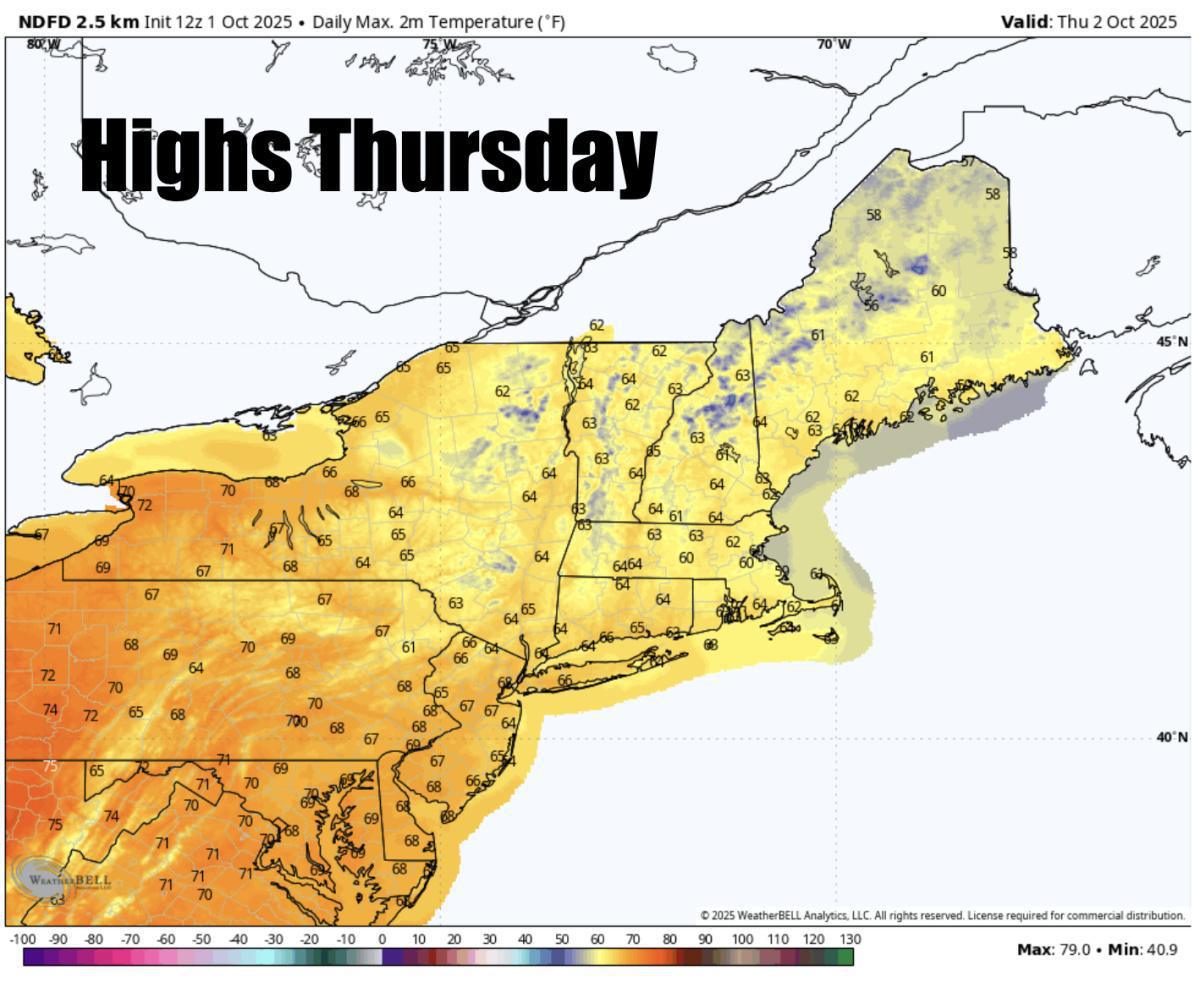 Happy October! A spectacular start to the month with warming temps this weekend!