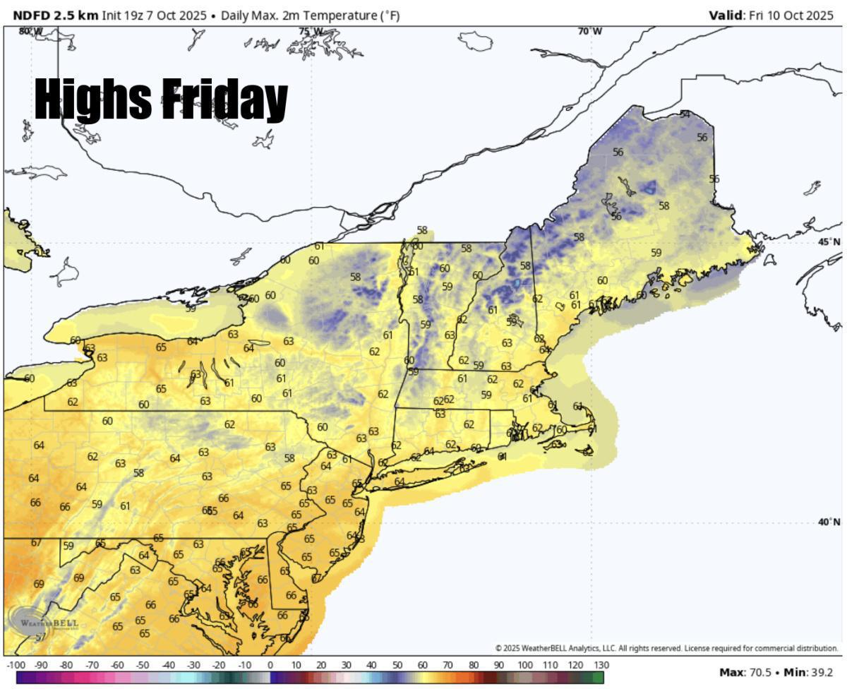 Rain on the way Wednesday, Widespread frost and freeze Thursday night, Friday morning 