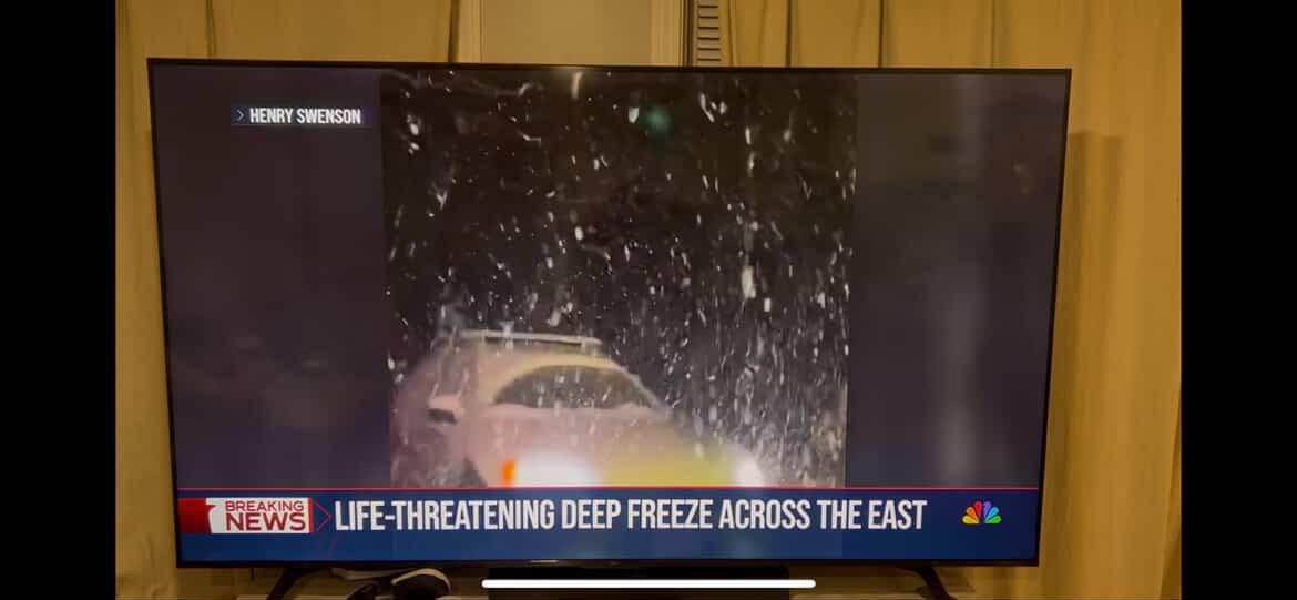 Footage from the storm today across Beverly, MA shown on NBC NEWS Footage from the storm today across Beverly, MA shown on NBC NEWS